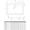 душевой поддон 120×90 см radaway doros d compact stone white sdrd1290-05-04s