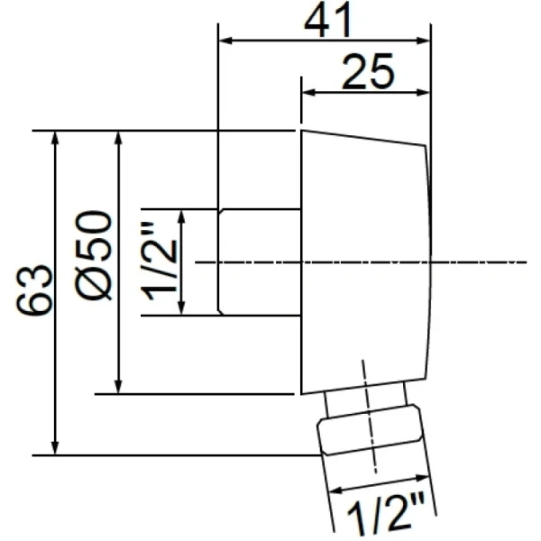 подключение для душевого шланга migliore ricambi ml.ric-30.254.do