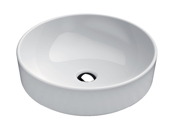 Раковина GSI Pura 883511 накладная, Ø48 см, Bianco lucido (Белый глянец)