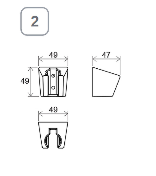 держатель ручного душа ravak 612.20 x07p640 черный матовый
