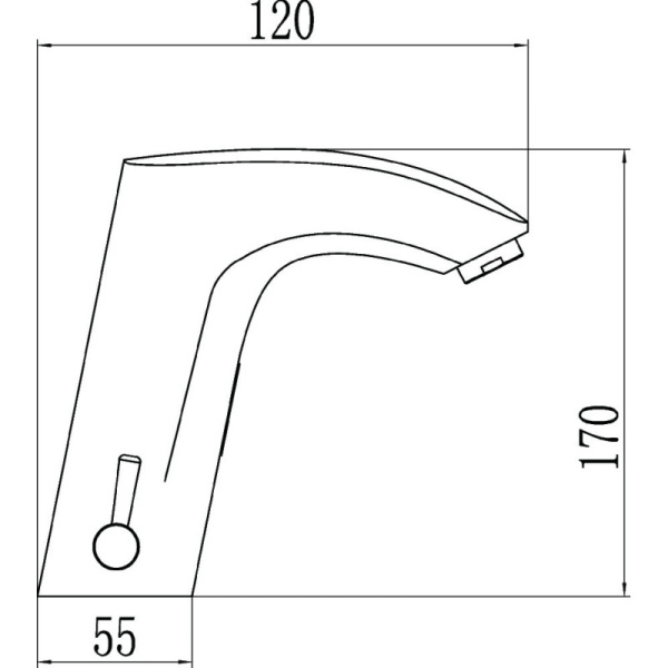 смеситель для раковины бесконтактный savol s-gy8802
