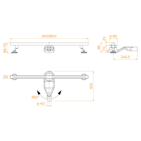душевой трап rgw sdr-52gr
