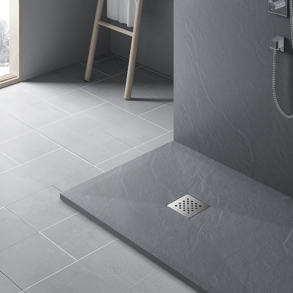 душевой поддон из искусственного камня vincea 120×90 vst-4sr9012g+vsph-d132 серый