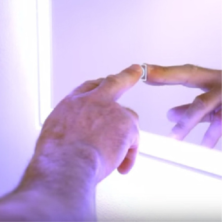 Зеркало 100х70 см Континент Bianco ZLP926