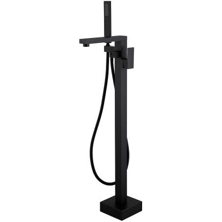 Смеситель для ванны Abber Daheim AF8215B напольный, черный матовый