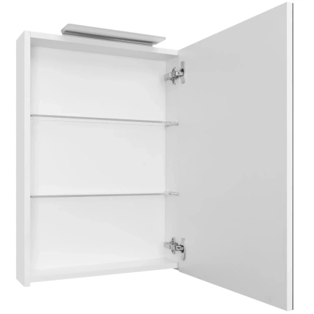 зеркальный шкаф 50x70 см белый матовый r roca oleta a857644501