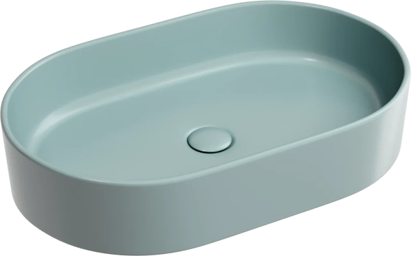 Раковина Ceramicanova Element CN6048MLG накладная, 60.8x38.5 см, зеленая матовая