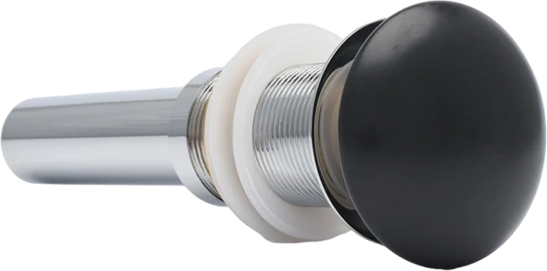 донный клапан aquame aqm7002-0mb клик клак, черный матовый