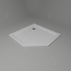 душевой поддон rgw acrylic lux/tn-tr 100×100 16180500-41 белый