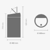мусорное ведро brabantia touch bin 484506