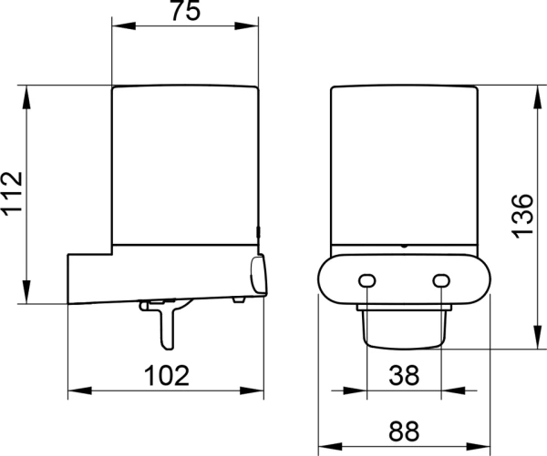 Дозатор для мыла Keuco Elegance new 11652 010100 хром
