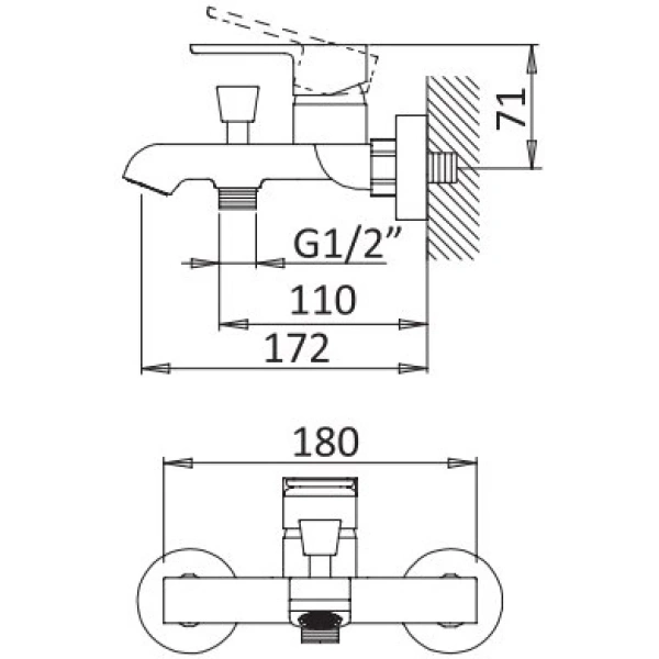 смеситель для ванны cezares nautic nautic-vm-01 хром смеситель для ванны cezares nautic nautic-vm-01 хром