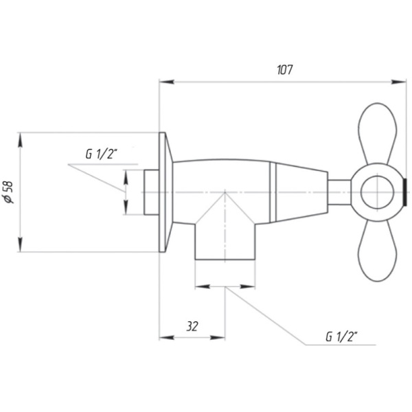 подключение для душевого шланга migliore princeton plus ml.prp-8058.br