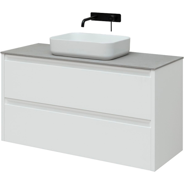 тумба под раковину allen brau fantasy 120 1.11005.wm подвесная белая матовая