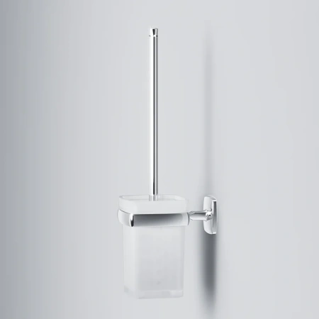 ёршик для унитаза am.pm gem a9033400 настеный, хром