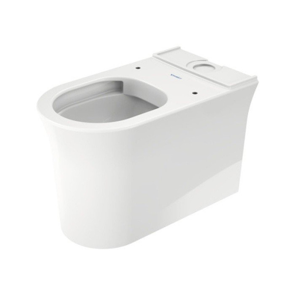 чаша унитаза-компакт duravit white tulip 2197092000, безободковый, цвет: белый