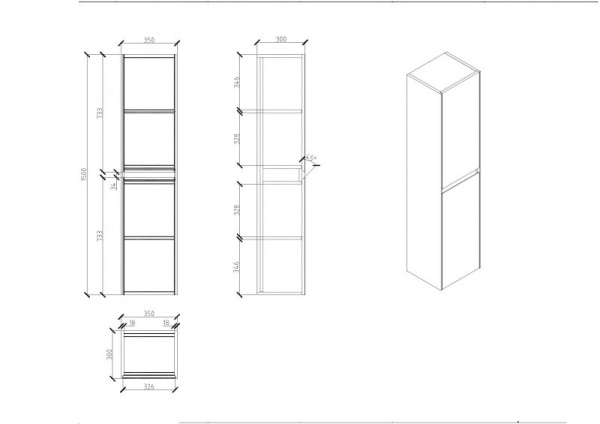 шкаф пенал belbagno pietra 35 pietra-1700-2a-sc-pt подвесной stone