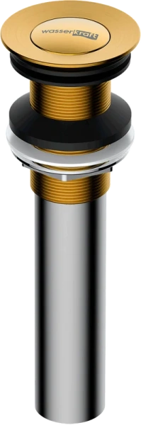 Донный клапан WasserKRAFT A252 цвет цвет золото матовое