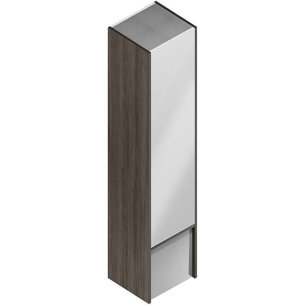 шкаф пенал kerama marazzi modula 35 mo.165\ar подвесной белый глянцевый дерево