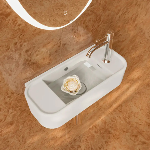 раковина подвесная 51 см kerama marazzi elegance kmelwb51gwh1rh