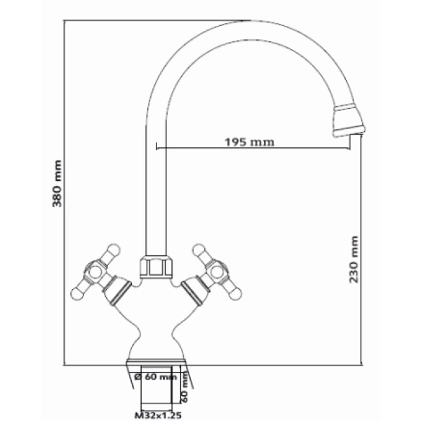 смеситель для кухни seaman eco koblenz ssn-2135r