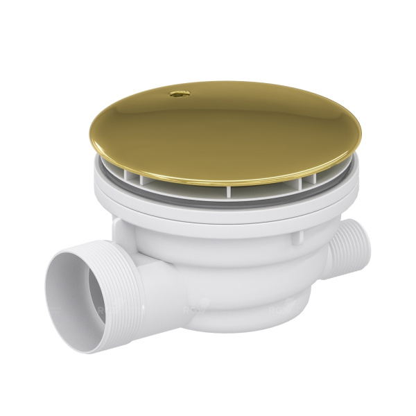 сифон для поддона rgw velplex qyd-01-gold золото 90 мм