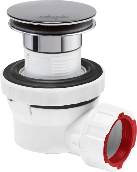 комплект wirquin nano 6.7 30724230 32 мм, с сухим затвором, белый, хром