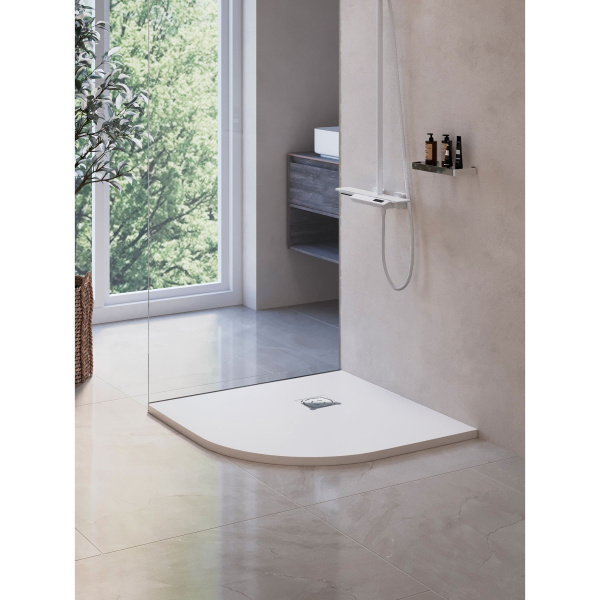 душевой поддон из искусственного камня rgw stone st/r-w 100×100 16153100-01 белый