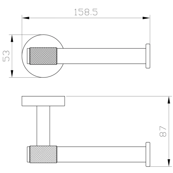 Держатель туалетной бумаги Wonzon & Woghand Majestic WW-9216 золотой/черный матовый