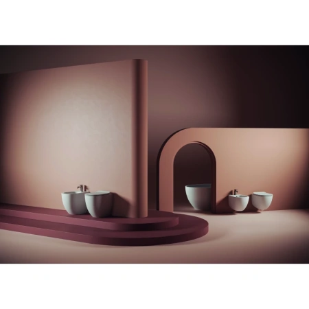 унитаз подвесной безободковый artceram file 2.0 flv004 01 30, цвет белый