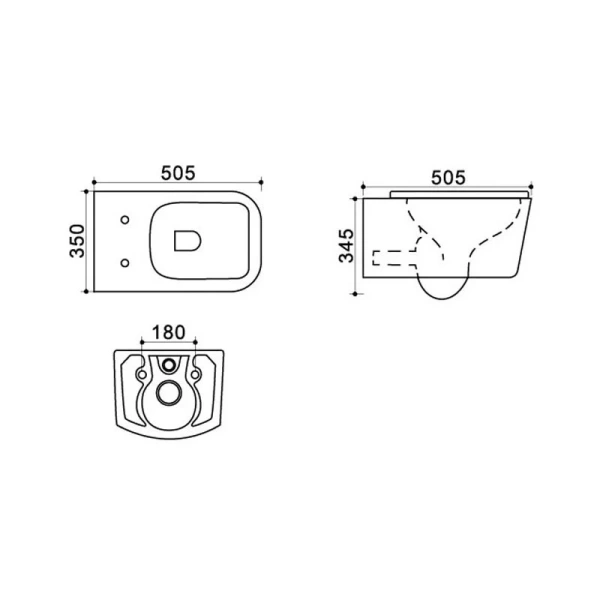 унитаз azario nova az-2216 подвесной, безободковый, с сиденьем микролифт, 50.5x35x34.5 см, белый