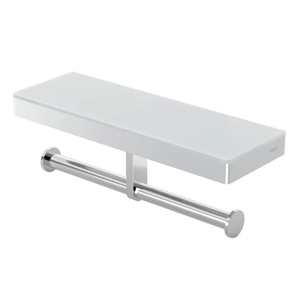 Держатель туалетной бумаги Black&White Gravity 9622C двойной, хром