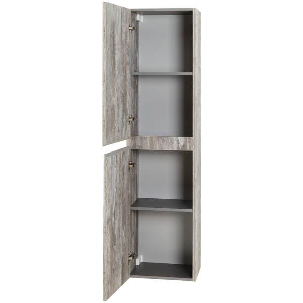 шкаф пенал cezares molveno 40 molveno-1600-2a-sc-lg подвесной legno grigio