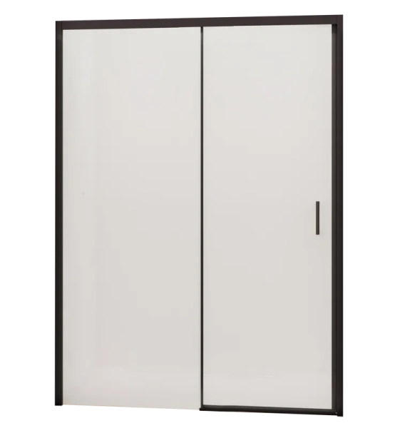 душевая дверь в нишу rgw passage pa-017-b 160х195, профиль черный