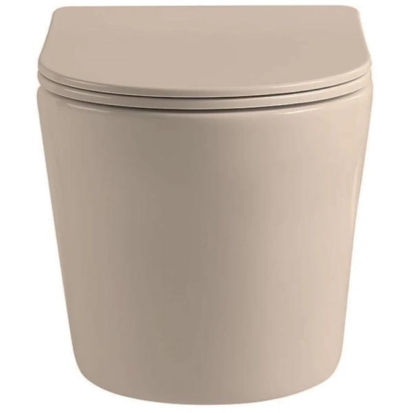 подвесной безободковый унитаз с сиденьем микролифт vincea piatti vt1-11smc