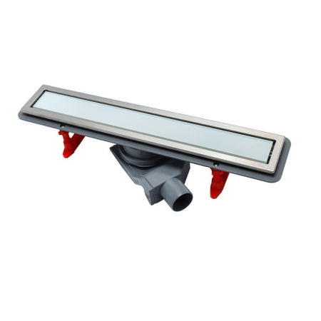 душевой канал 650 мм pestan confluo premium white glass line 13000283