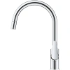смеситель для кухни grohe start curve 30562000 с выдвижным изливом, хром