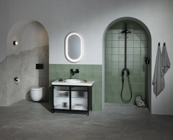 кнопка смыва для инсталляции vitra liquid 740-2101 металл, цвет глянцевый черный, с антибактериальным покрытием