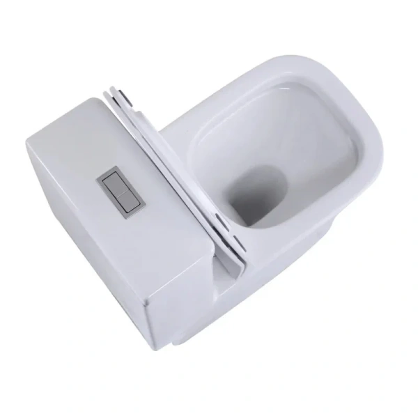 унитаз santiline sl-5024 напольный, моноблок, арматура geberit, сиденье микролифт, белый