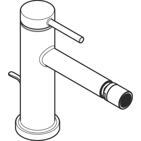 смеситель hansgrohe tecturis s 73201000 для биде, с донным клапаном, хром