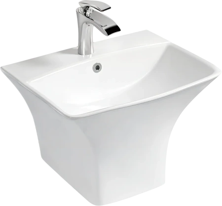 Раковина SantiLine SL-4021 подвесная, 50x45 см, белая