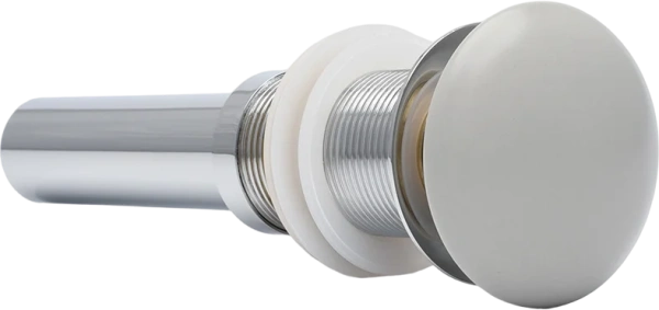 донный клапан aquame aqm7002-0mfg клик клак, светло-серый матовый