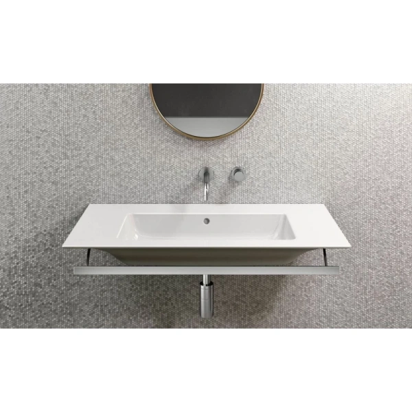 раковина gsi pura 8844111 подвесная, 100x50 см, bianco lucido (белый глянец)
