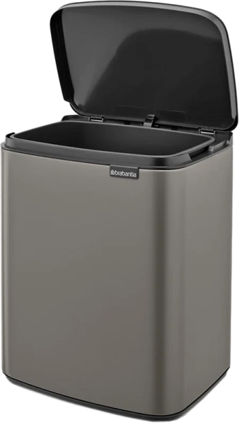 Мусорное ведро Brabantia Bo 230387 12 л, платиновое