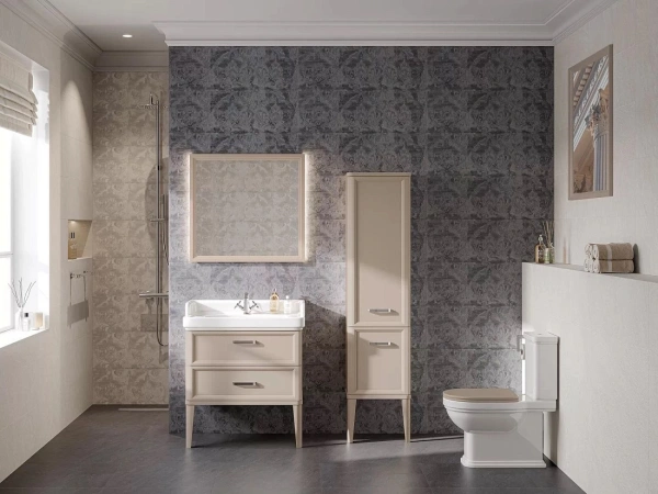 тумба под раковину kerama marazzi pompei po.m.80.2\cam 80 камео бежевый глянцевый