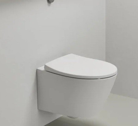 сиденье для унитаза gsi modo ms98c09 с микролифтом, цвет белый матовый