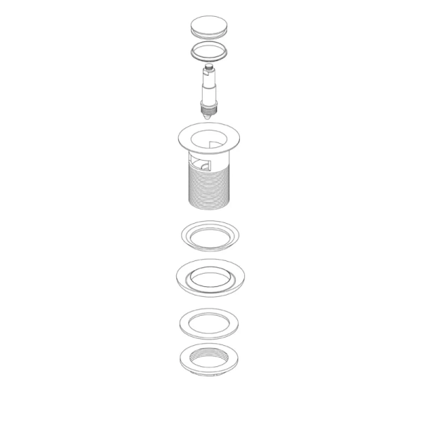 донный клапан для раковины iddis cloud clog000i88 золото