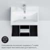 тумба под раковину am.pm gem m90fsx06022wg32 60x42см, напольная, цвет белый глянец