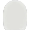 сиденье для унитаза roca debba round zru9307607 с микролифтом, белый