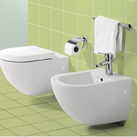 биде подвесное villeroy & boch subway 7400 0001 alpin